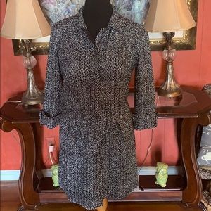 Chico’s black & white dress